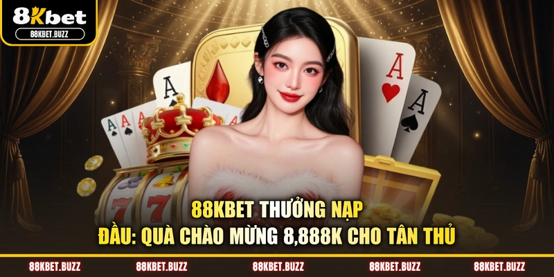 88KBET Thưởng Nạp Đầu: Quà Chào Mừng 8,888k Cho Tân Thủ