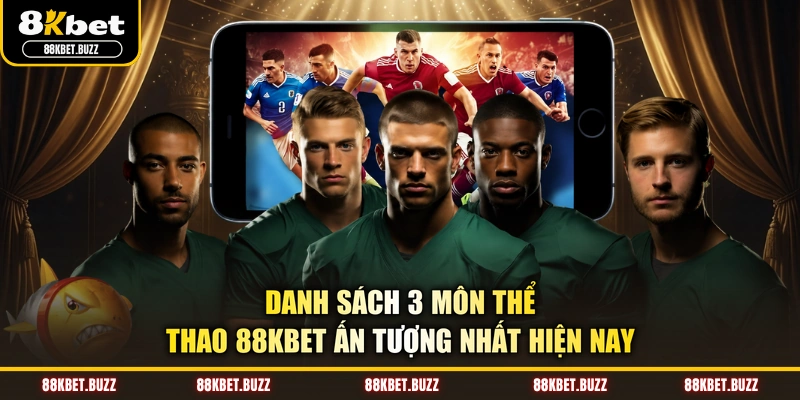 Danh sách 3 môn thể thao 88KBET ấn tượng nhất hiện nay